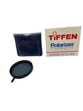 Tiffen 55mm Polarizer Screw-In Filter With Case & Box A584